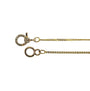 Gold Curb Chain with Petite Charm Holder Clasp | Rebecca Myers Collection