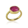 Oval Ruby Rings | Rebecca Myers Collection