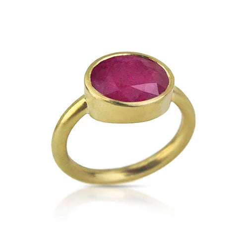 Oval Ruby Rings | Rebecca Myers Collection