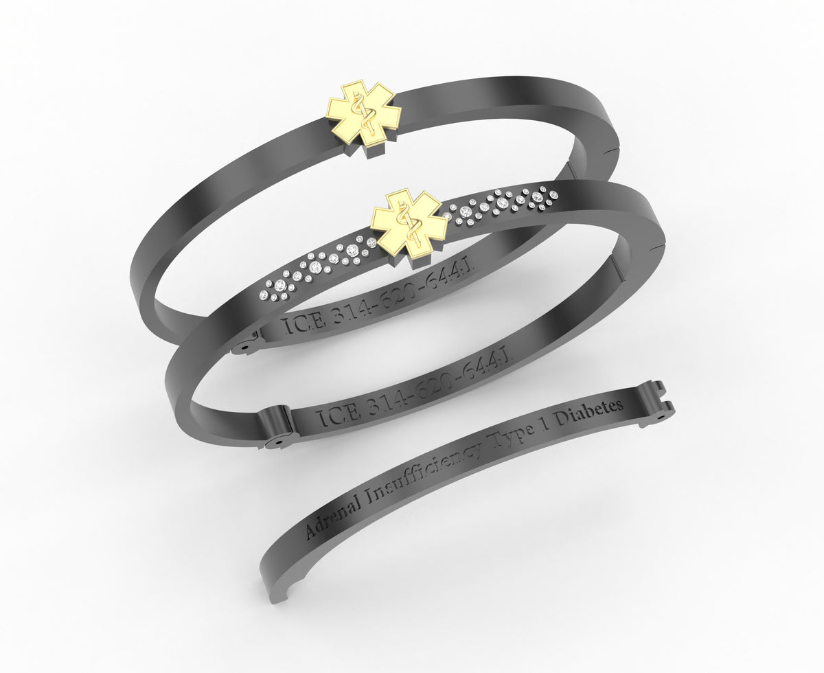 Medical Alert Bracelets H & I - 4mm
