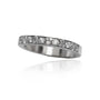 3mm Square Pave Diamond Stacking Rings | Rebecca Myers Collection