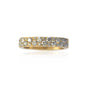 3mm Square Pave Diamond Stacking Rings | Rebecca Myers Collection