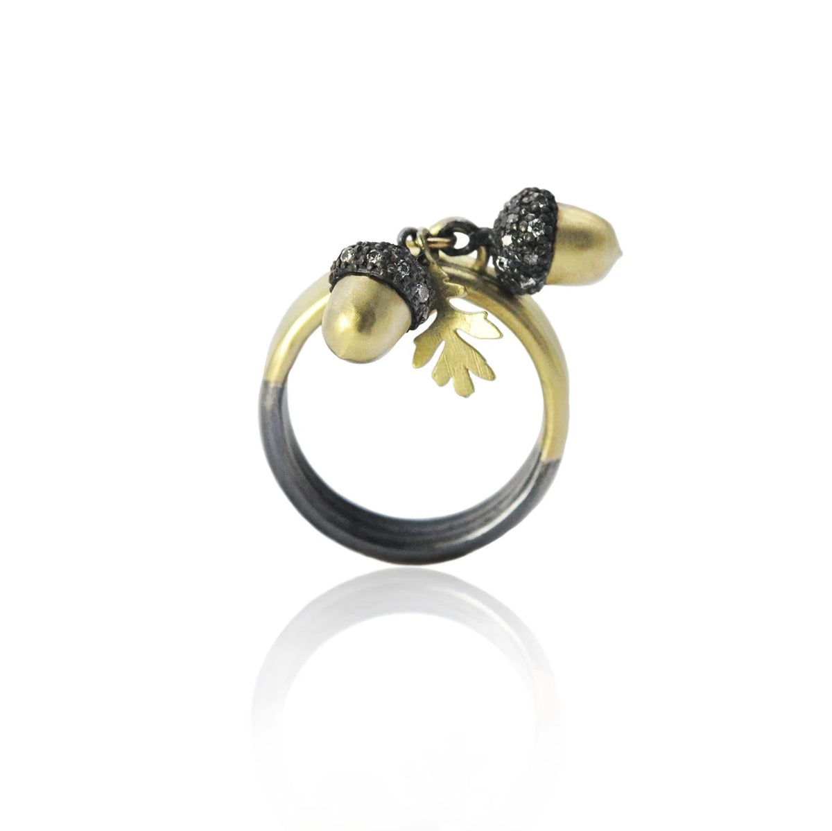 Acorn Charm Ring 3 | Rebecca Myers Collection