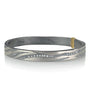 Zebra Print Bracelet with Scattered Flush Set Diamonds | Rebecca Myers Collection