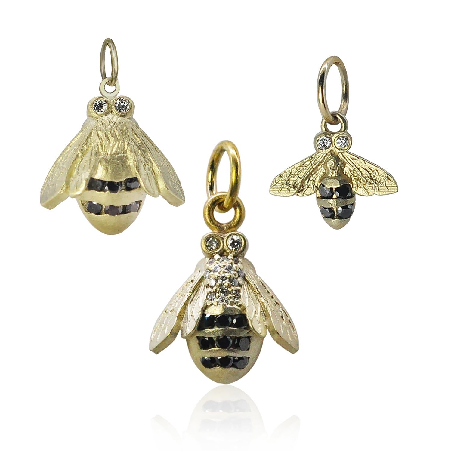Bee Charms in 3 Sizes | Rebecca Myers Collection