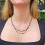 Black Diamond and Gold Bead Necklaces | Rebecca Myers Collections
