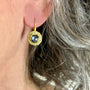 Small Halo Gemstone Earrings | Rebecca Myers Collection