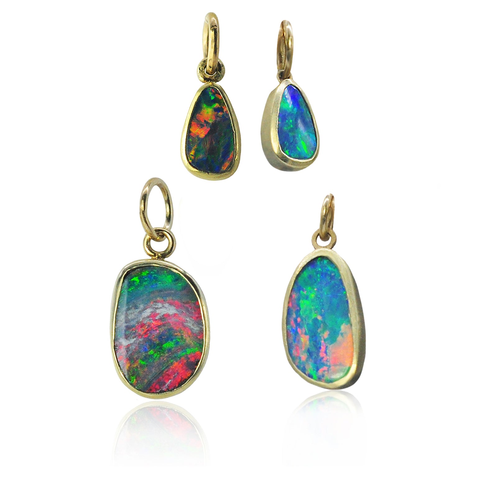Small & Medium Boulder Opal Charms | Rebecca Myers Design