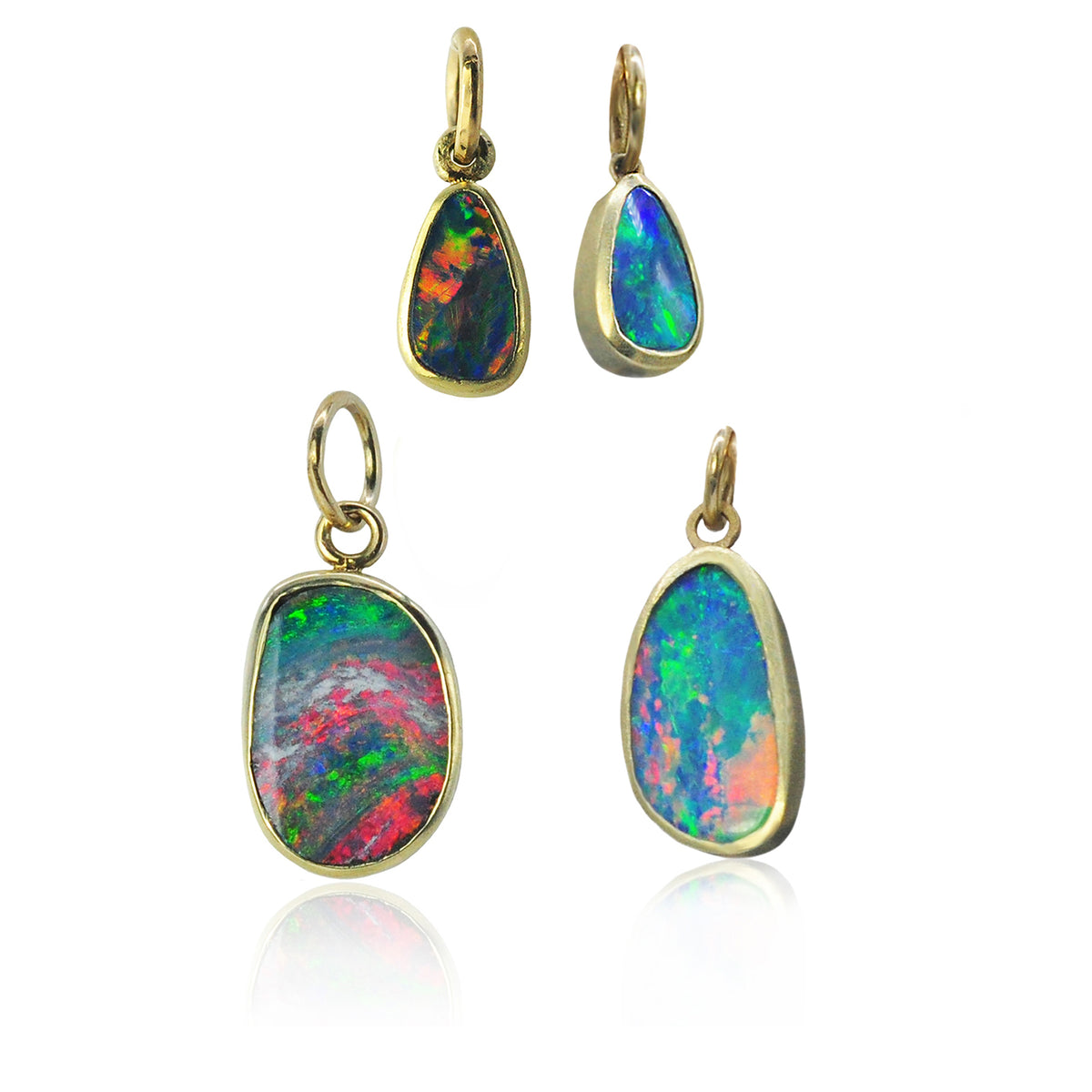 Small & Medium Boulder Opal Charms | Rebecca Myers Design