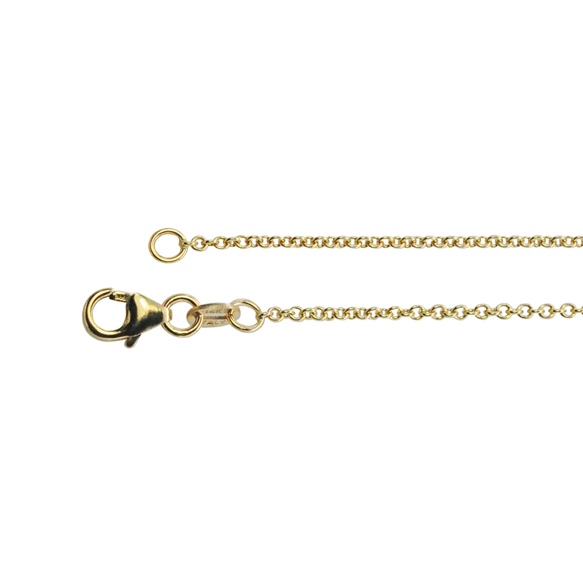 14k Yellow Gold Cable Chain 1.5mm | Rebecca Myers Collection