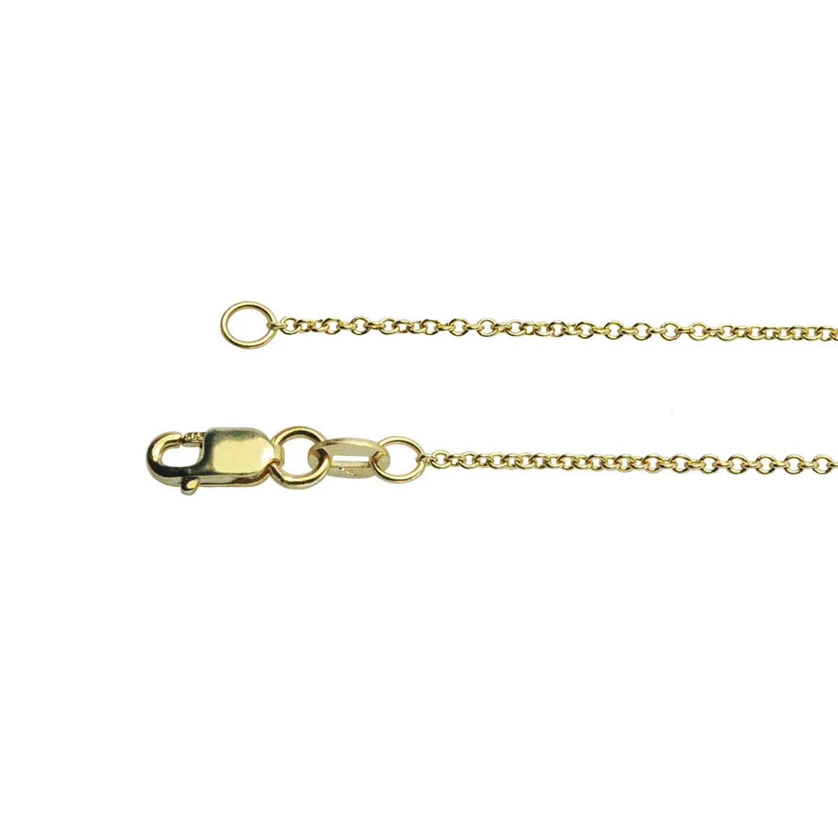 1.3mm 14k Yellow Gold Cable Chain | Rebecca Myers Collection