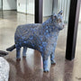 Cat Sculpture by Mark Chatterley, profile view | Rebecca Myers Collection