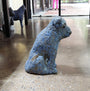 Sitting Dog Sculpture profile view by Mark Chatterley | Rebecca Myers 