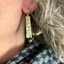 Animal Print Bar Earrings | Rebecca Myers Collection