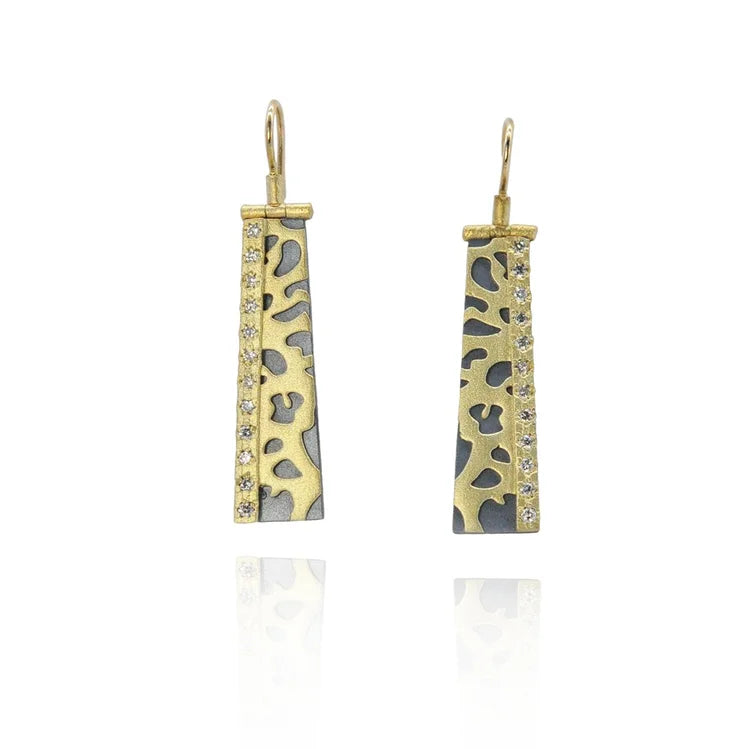 Animal Print Bar Earrings | Rebecca Myers Collection