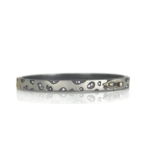 White Leopard Print Bracelet | Rebecca Myers Collection