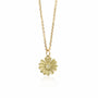 Small Gold & Diamond Shasta Daisy Necklace | Rebecca Myers Collection