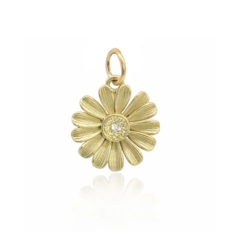 Gold Shasta Daisy Pendant only | Rebecca Myers Collection