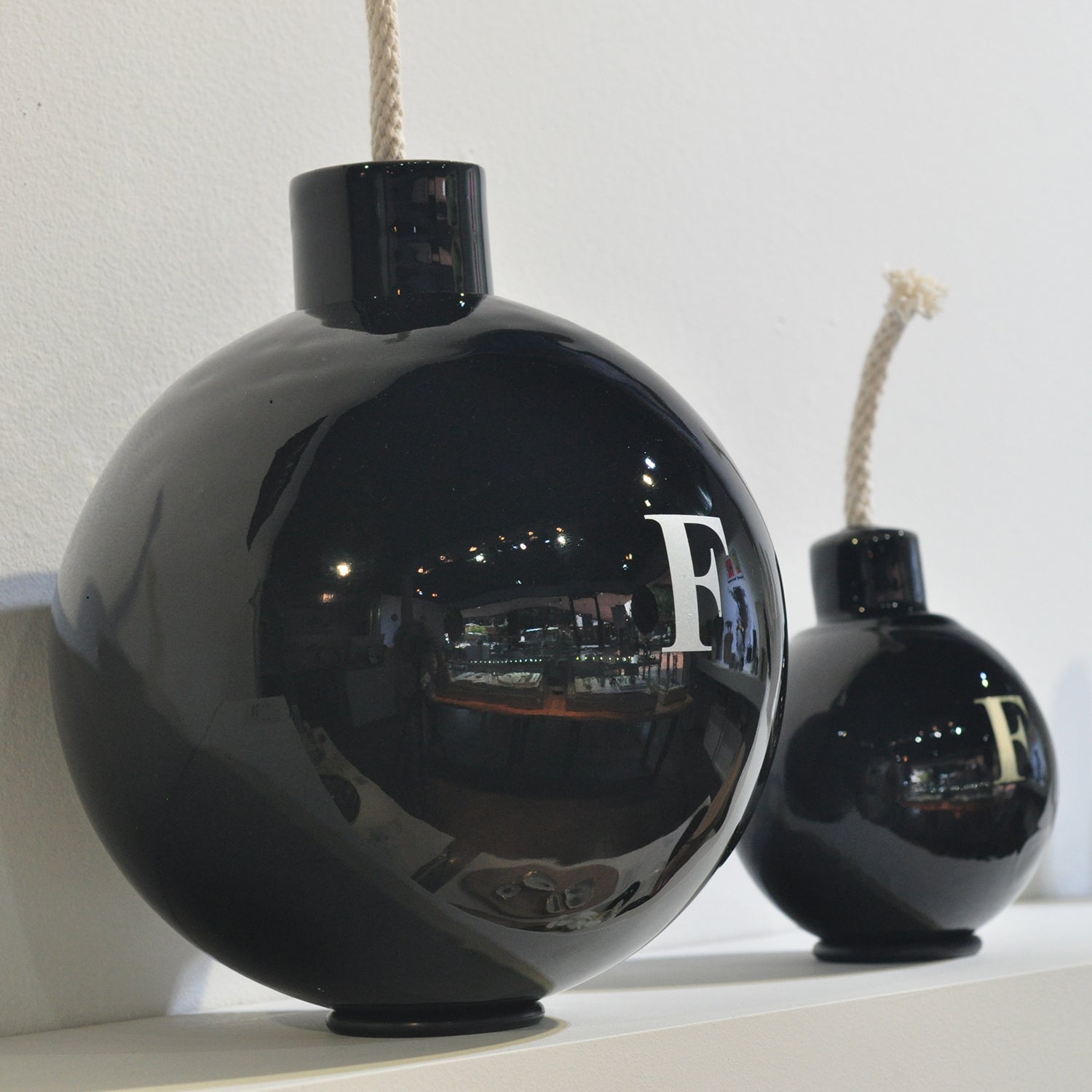 Ceramic sculptures of F-Bombs by Michael Schwegmann | Rebecca Myers Collection