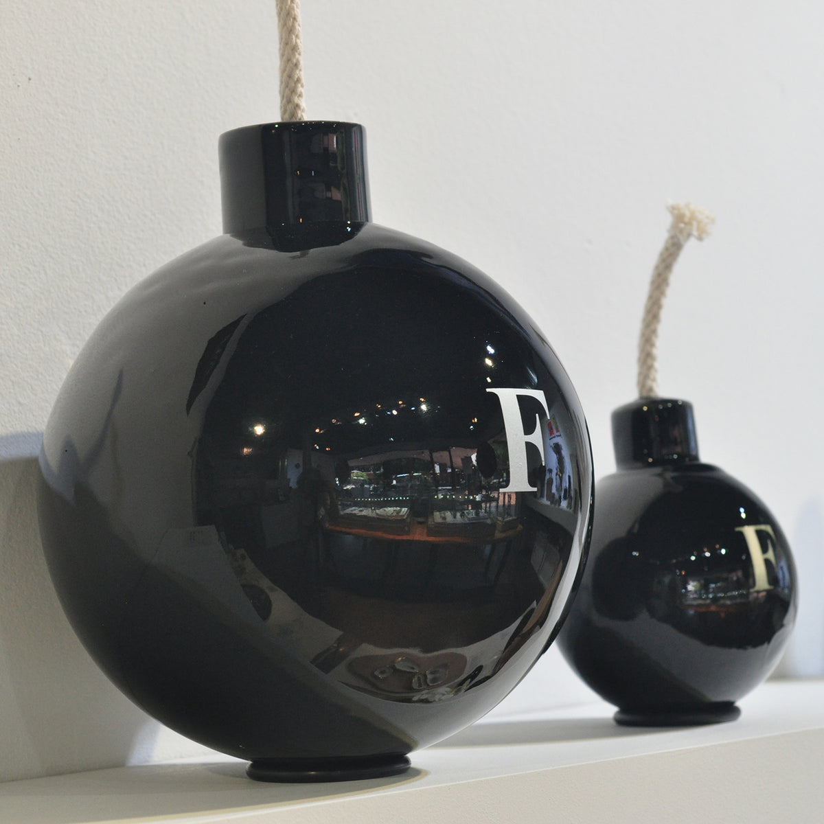 Ceramic sculptures of F-Bombs by Michael Schwegmann | Rebecca Myers Collection
