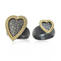 Framed Heart Rings | Rebecca Myers Collection