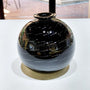 Hand Blown Black Bubble Glass Bud Vase by Jarrod Futscher/Takttime | Rebecca Myers Collection