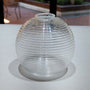 Hand Blown Clear Threaded Glass Bud Vase by Jarrod Futscher/Takttime | Rebecca Myers Collection