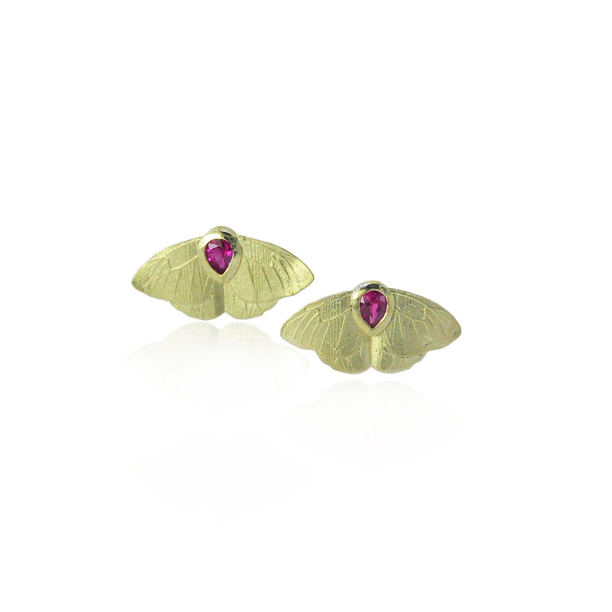Small Gold Butterfly Earrings on posts | Rebecca Myers Collection