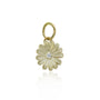 Small Gold & Diamond Shasta Dasy Charm | Rebecca Myers Collection