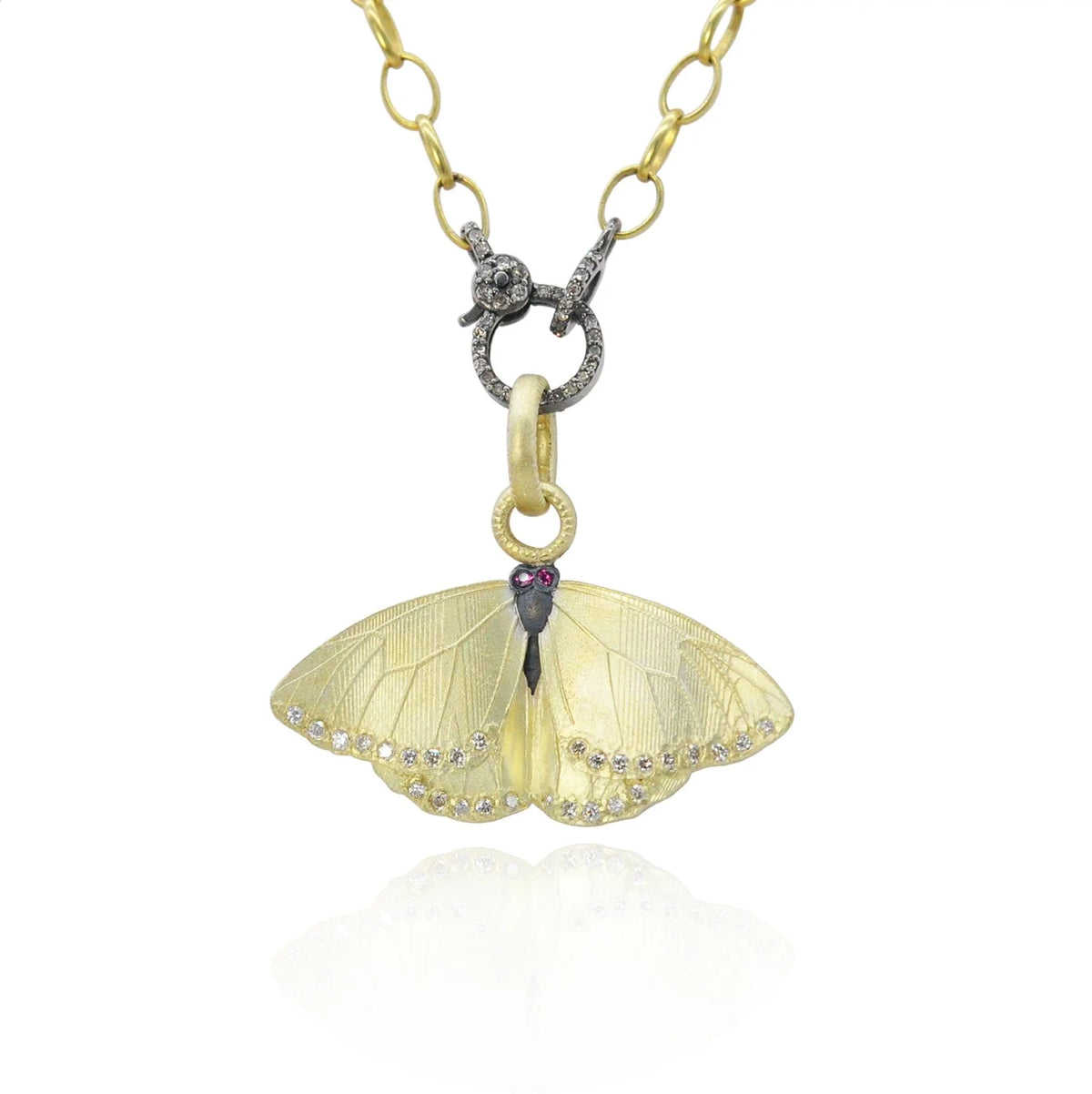 Gold Butterfly Pendant 1 | Rebecca Myers Collection