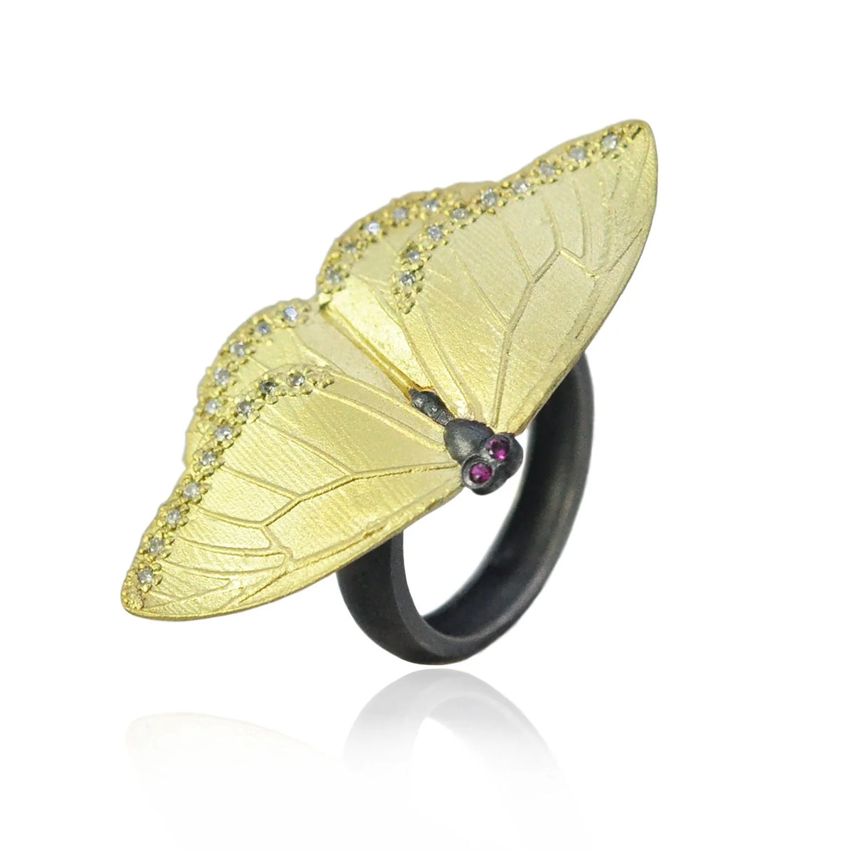 Gold Butterfly Rings 2 | Rebecca Myers Collection