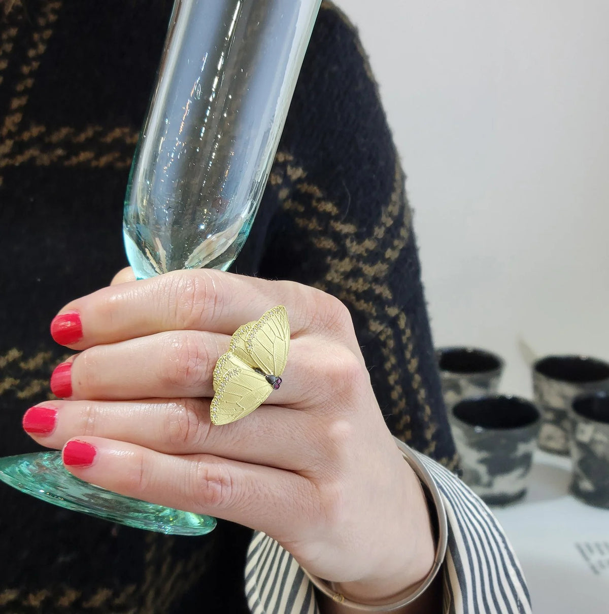 Gold Butterfly Rings 6 | Rebecca Myers Collection
