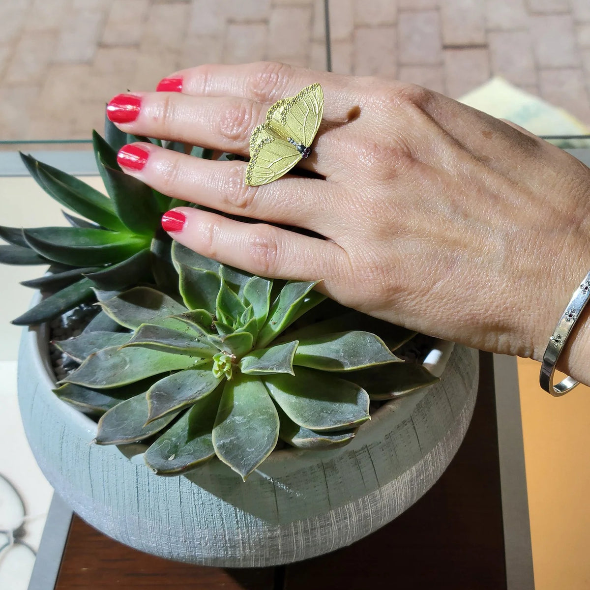 Gold Butterfly Rings 7 | Rebecca Myers Collection