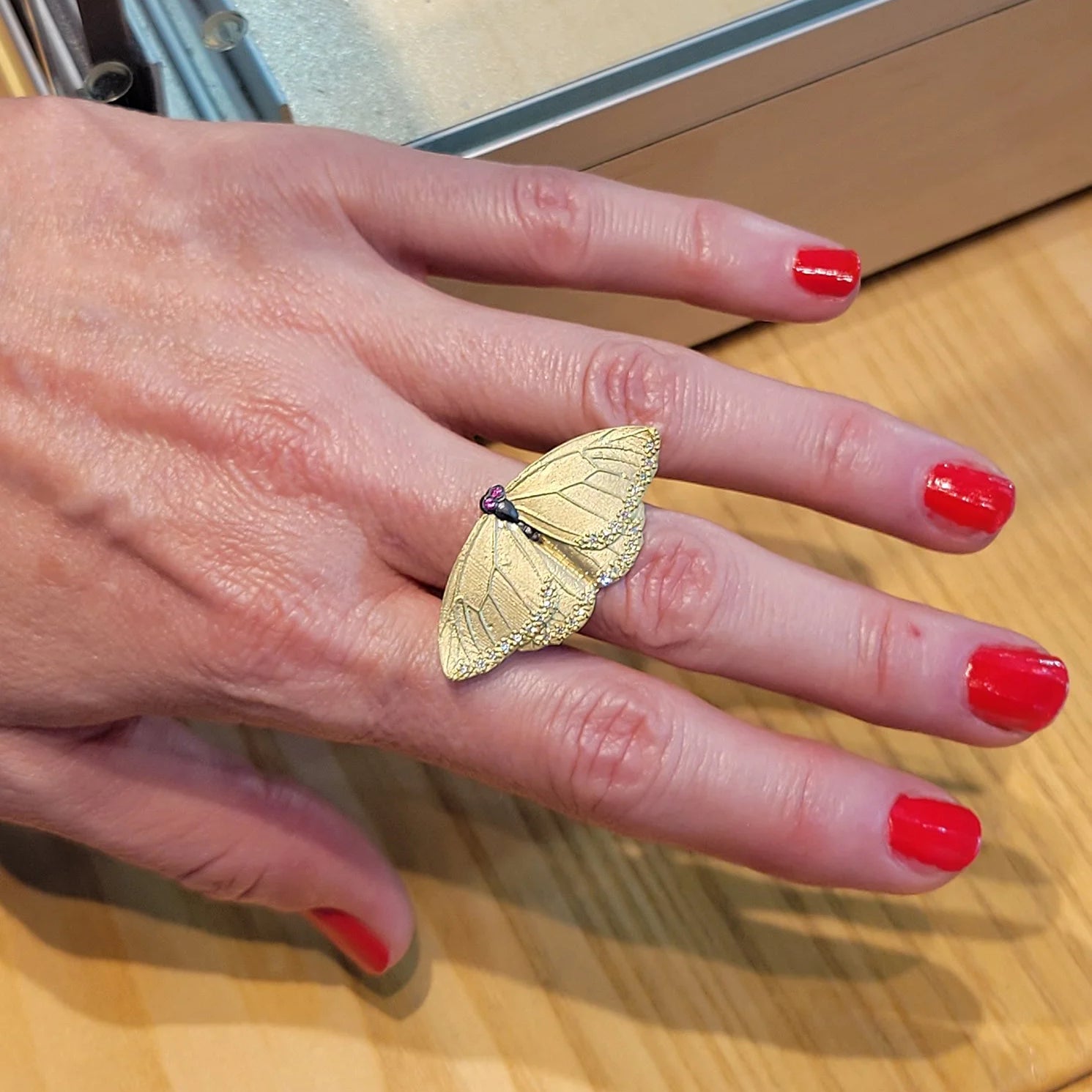 Gold Butterfly Rings 8 | Rebecca Myers Collection