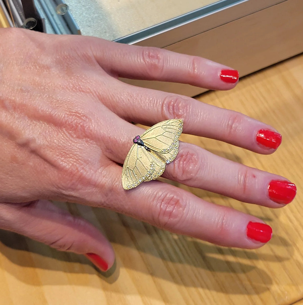 Gold Butterfly Rings 8 | Rebecca Myers Collection