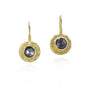Small Halo Gemstone Earrings | Rebecca Myers Collection