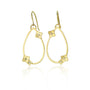 Gold Hydrangea Earrings | Rebecca Myers Collection