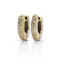 Petite Fairy Dust or Striped Hoop Earrings on Posts | Rebecca Myers Collection