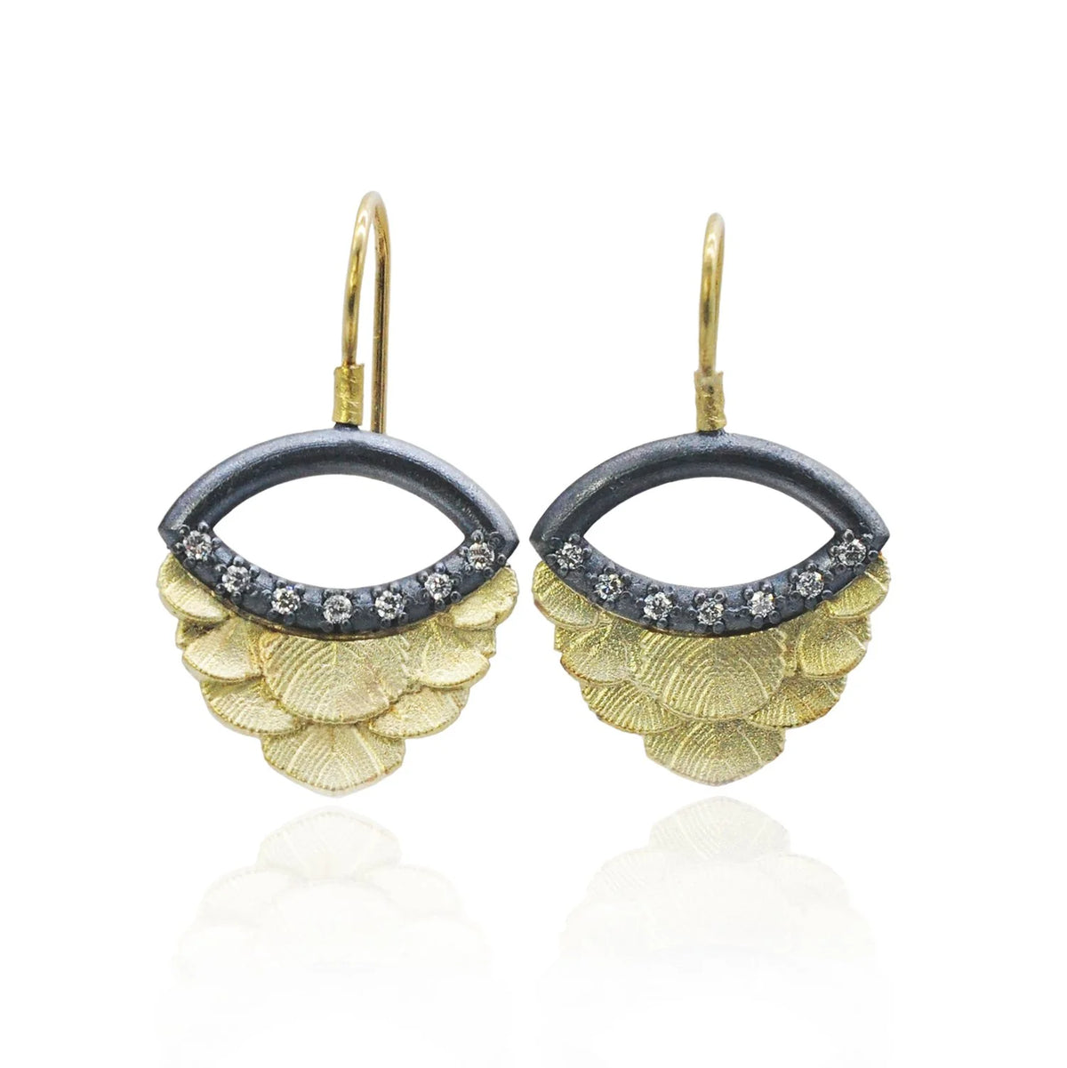 Halo Feather Earrings | Rebecca Myers Collection
