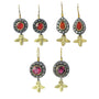 Halo Earrings with Bee Drops | Rebecca Myers Collection
