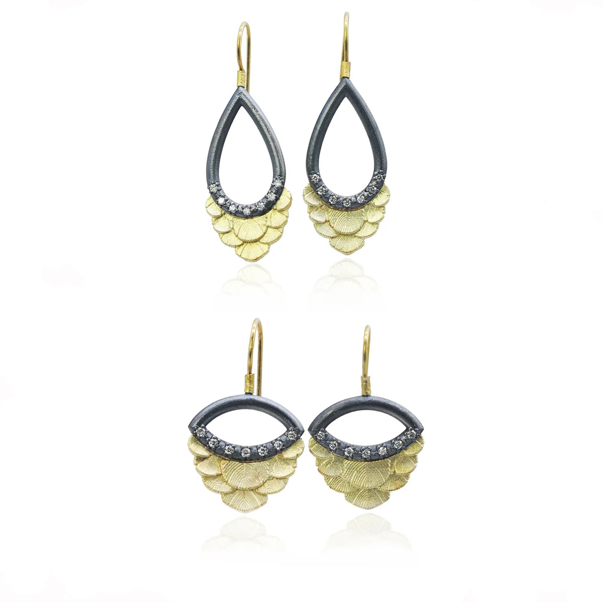 Halo Feather Earrings | Rebecca Myers Collection