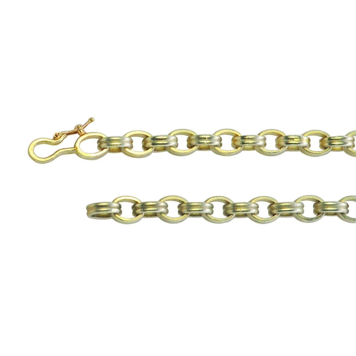 Handmade 14k Yellow Gold Link Necklace | Rebecca Myers Collection