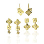 Gold Hydrangea Earrings | Rebecca Myers Collection