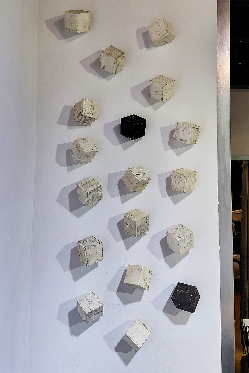 Angled Cube Cascade by Lori Katz, complete set | Rebecca Myers Collection