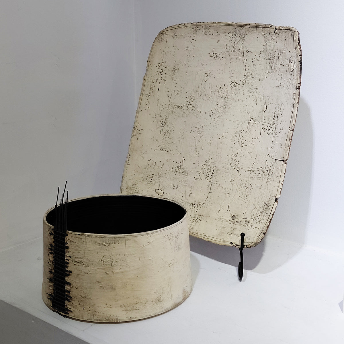 Square Tray & Large Bowl by Lori Katz | Rebecca Myers Collection