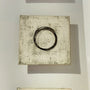 White Wall Square with Large Wire Ring by Lori Katz | Rebecca Myers Collection