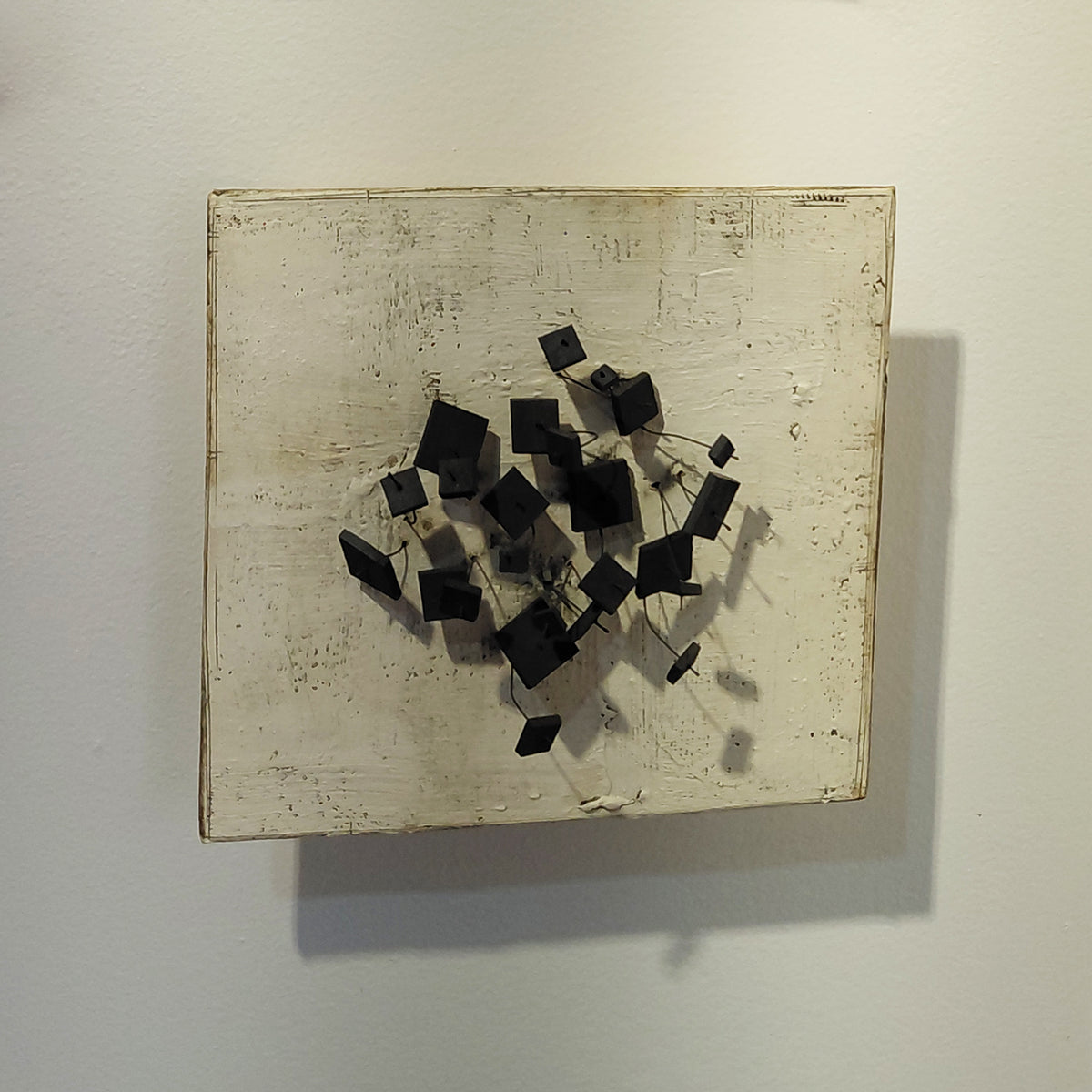 White Wall Square with Squareburst by Lori Katz | Rebecca Myers Collection