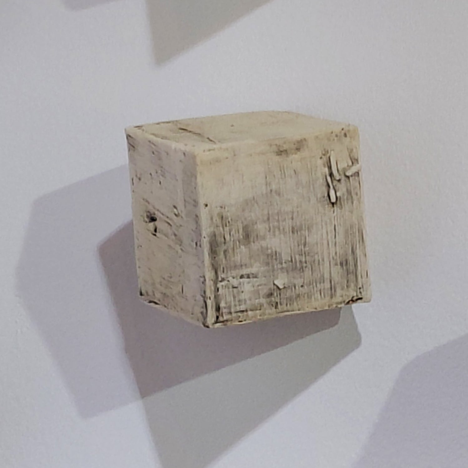Angled Cube Cascade by Lori Katz, white cube | Rebecca Myers Collection