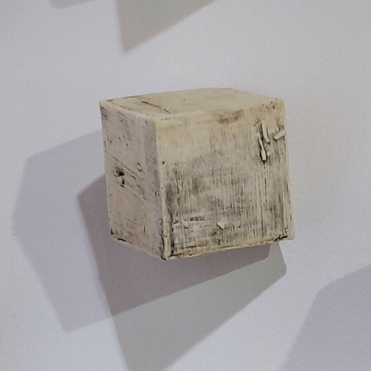 Angled Cube Cascade by Lori Katz, white cube | Rebecca Myers Collection