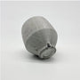 White Ceramic Wine Cup, bottom view | Rebecca Myers Collection